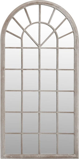 vidaXL - Spiegel - 90x45 - cm - ijzer - zandkleurig