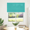 vidaXL - Plissé - rolgordijn - 105x150cm - stofbreedte - 104,4cm - petrol - groen