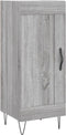vidaXL - Dressoir - 34,5x34x90 - cm - bewerkt - hout - grijs - sonoma - eikenkleurig