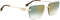 Dsquared2 D2 0102/S - Heren Zonnebril - Ovaal Metaal met spiegelglazen - Goudkleurig
