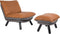 Zuiver Lazy Sack Hocker Kunstleer Bruin