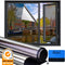 Homewell Isolerende HR+ Raamfolie 70x300cm - Statisch Zonwerende folie - Spiegeleffect Zilver 25%