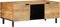 vidaXL - Salontafel - 100x54x40 - cm - massief - mango - bruin