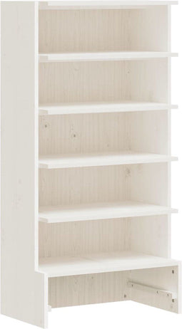 vidaXL-Schoenenkast-52x30x104-cm-massief-grenenhout-wit
