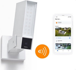 Netatmo Slimme Buitencamera - Bewakingscamera met Sirene - Bewegingsdetectie Nachtzicht - Wit