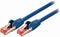 CAT6 Netwerkkabel - RJ45 Male - RJ45 Male - S/FTP - 0.25 m - Rond - LSZH - Blauw - Envelop