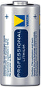 Varta CR123A - Lithium batterij - 1600mAh - Werkt tot 5x langer dan alkaline - Zilver