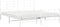 vidaXL - Bedframe - met - hoofd- - en - voeteneinde - metaal - wit - 180x200 - cm