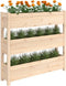 vidaXL - Plantenbak - 112x25x104,5 - cm - massief - grenenhout