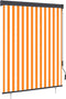 vidaXL-Rolgordijn-voor-buiten-140x250-cm-wit-en-oranje