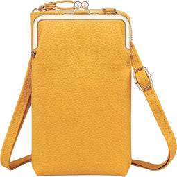 iMoshion Vegan Lederen Telefoontasje Crossbody - Geel