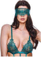 Baci Lingerie Teddy Body -S/M- Sexy Strappy Lace Teddy With Garters Groen