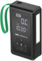 Green Cell CJSGC03 - Powerbank 8000 mAh - USB-A en USB-C - Zwart Lichtgroen