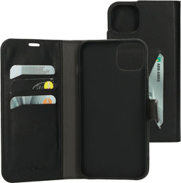 Mobiparts iPhone 14 Plus - Classic Wallet Case - Ruimte voor pasjes - Zwart