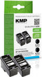 KMP H25D - Inktcartridge - Inkt op pigmentbasis - Zwart (2 stuks)