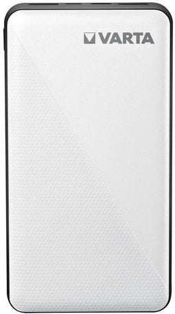 Varta Energy 15000 - Powerbank 15000 mAh - 3 apparaten gelijktijdig opladen - Wit/zwart