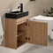 Mirlux Toiletmeubel - Fonteinmeubel - Soft-Close - Warm Eiken 40cm