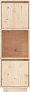 vidaXL - Hoge - kast - 38x35x117 - cm - massief - grenenhout