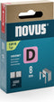 Novus D type 53 F - Platte draadnieten 8 mm boorpunt - VE=1200