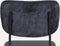 Zuiver Benson Barkruk - Zithoogte 75 Cm - Set Van 2 - Stof Donkerblauw - Zwart Metalen Frame