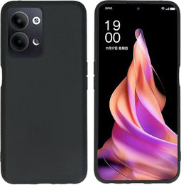 iMoshion Hoesje Geschikt voor Oppo Reno 9 Pro (5G) / Reno 9 (5G) Hoesje Siliconen - iMoshion Color Backcover - Zwart