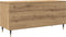 vidaXL - Recordkast - Artisan - Eiken - 100x38x48 - cm - Geengineerd - Hout