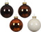 Kerstbal glas d6 cm espresso 20st