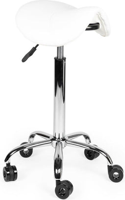 Kapperskruk Wit zithoogte 50CM t/m 68CM Zonder voetring