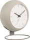 Table clock Nirvana Globe warm grey