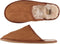 Apollo Dames Sloffen - Pantoffels - Suède - Bruin - Maat 41/42
