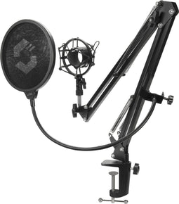 Speedlink SL-800011-BK - Streaming-accessoireset - Microfoonarm met pop-filter en shock-mount - Zwart