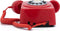 GPO 746WALLPUSHRED - Muurtelefoon retro jaren ‘70, druktoetsen, rood