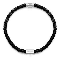 Politie heren armband metaal One Size 88663764