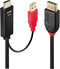 Lindy 41424 - DisplayPort naar HDMI - 0.50 m - Zwart