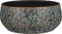 Mica Decorations Bloempot - koperkleurig - schaal - 37 x 15 cm - plantenpotten