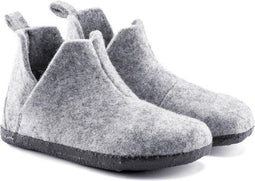 Birkenstock Sloffen - Unisex - Maat 27 - smalle pasvorm - licht grijs