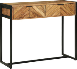 vidaXL - Console - Tafel - 90x35x75 - cm - Massief - Acaciahout