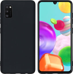 iMoshion Hoesje Geschikt voor Samsung Galaxy A41 Hoesje Siliconen - iMoshion Color Backcover - Zwart