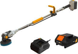 Batavia Accu 18V Twin Brush Brushless Reinigingsborstel - Incl. 2.0 Ah Li-ion Accu - 2.4A Oplader -