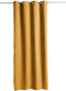 Atmosphera Memories gordijnen 140x260cm - Kant en klaar met ringen - Gordijn raambekleding - Oker