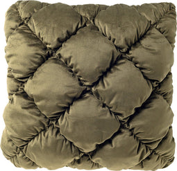 Dutch Decor SOOF - Kussenhoes 45x45 cm - Mayfly - groen - met rits - zonder binnenkussen