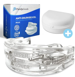 PurelyGoods® Snurkbeugel Max - Anti Snurk Beugel - Verstelbaar - Doorzichtig
