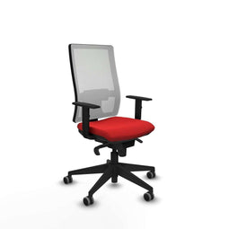 Piqueras y Crespo 1D066G0 - Bureaustoel - Verstelbare hoogte met armleuning - Rood
