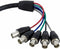 Startech VGABNCMF1 - VGA naar 5 BNC RGBHV Adapterkabel 0,3 m - Zwart