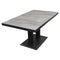 Loungetafel verstelbaar Prato Negro 140x85cm
