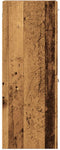 vidaXL - Badkamerwandkast - 30x30x80 - cm - bewerkt - hout - oud - houtkleurig
