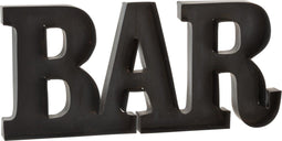 J-Line Bar Letters Metaal Zwart