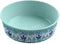 Tarhong voerbak hond gibraltar melamine blauw - 18X18X7 CM 590 ML