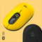 Logitech POP - Draadloze Emoji Muis - SilentTouch technologie - Blast Yellow