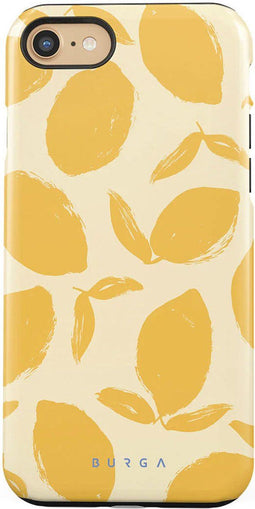 Burga Tough Case geschikt voor Apple iPhone SE (2020) - Lemon Tart